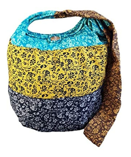 Bolso Bandolera Estampado Floral Elefante Tailandés