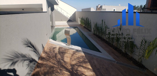 Imagem 8 de 15 de Casa A Venda Condomínio Real Park Arujá 4 Suítes E Acessebilidade - 756
