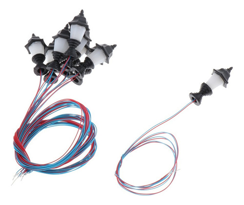 ... 10x Modelo De Luces De Calle En Miniatura Led Ho