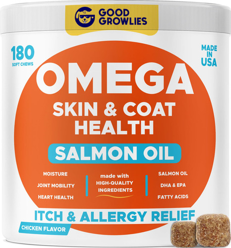 Suplemento Natural Para Perros Omega 3 De Salmón De Alaska 1