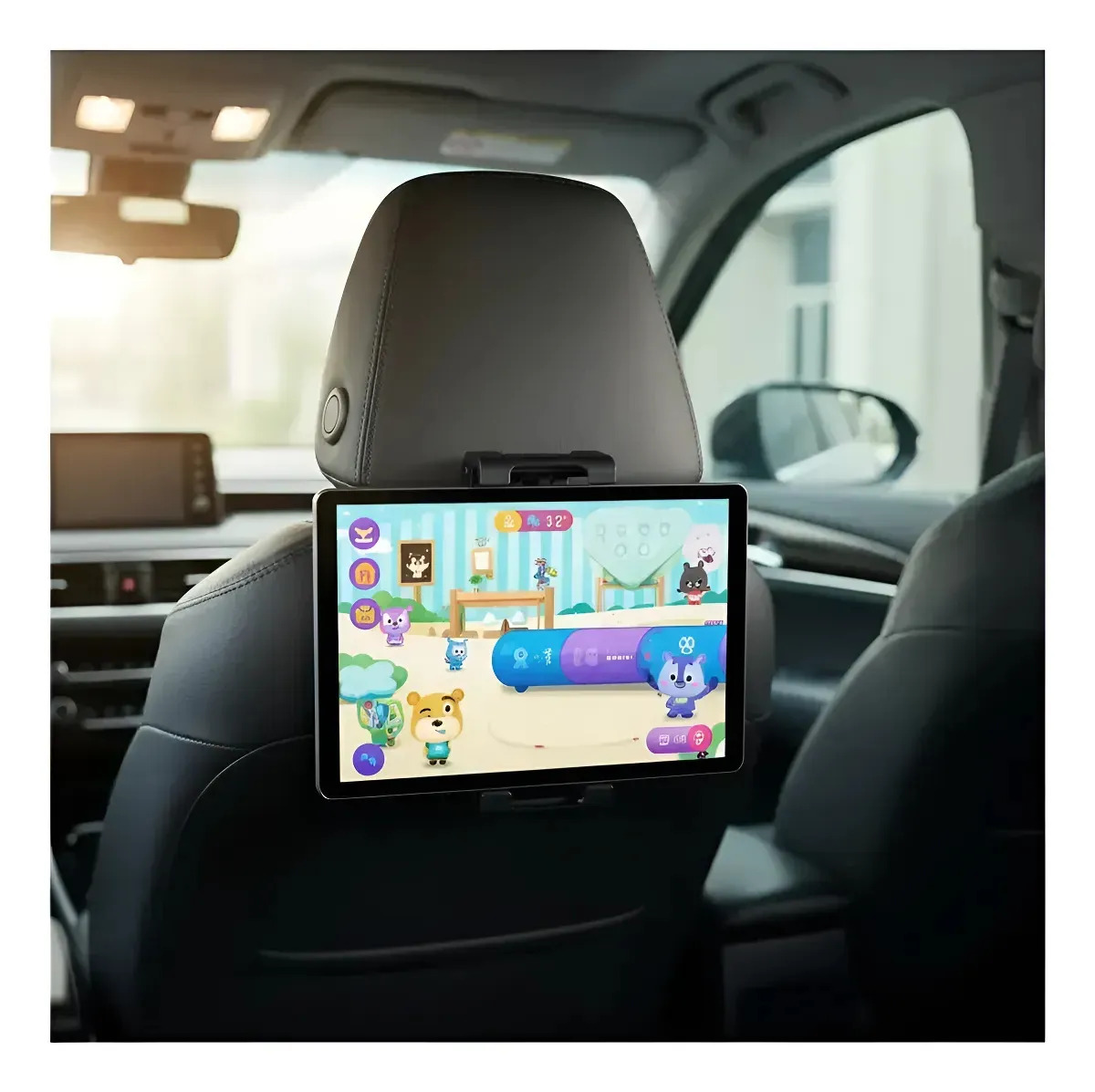 Suporte Tablet Celular Smartphone Encosto Banco Carro Criança Bebê Viagem Dimys Bath Home