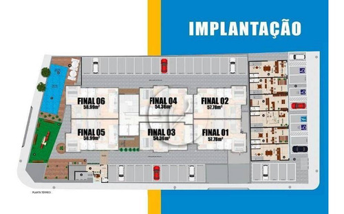 Imagem 4 de 14 de Apartamento À Venda, 57 M² Por R$ 325.000,00 - Vila Metalúrgica - Santo André/sp - Ap10283