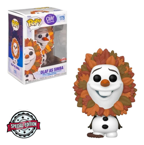 Funko Pop Disney Olaf presenta Simba - 1179