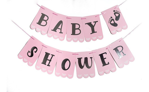 Banderin Baby Shower Nena/nene Decoracion X1u Cotillon