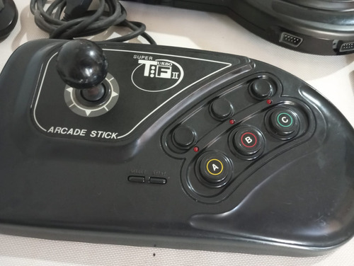 Consola De 16 Bit Antigua Decada Del 90, Con Sus Accesorios. Negro (Usado)
