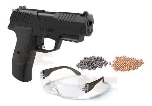 Pistola Crosman Airsoft + Municion +  Diabolos + Lentes +co2