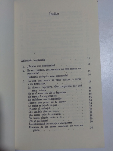 Libro Ante La Depresion / Juan Antonio Vallejo Najera