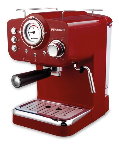 Cafetera Peabody Smartchef PE-CE5003R automática roja expreso 220V