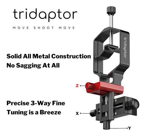 Adaptador De Digiscoping Universal De Alta Precisión De 3 Ej