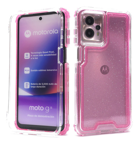 Funda + Marco Protector Rudo Para Moto G13 Moto G23 Moto G53