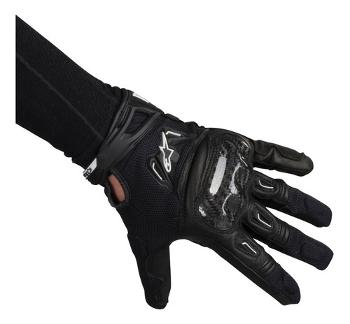 Guantes Alpinestars Stella Smx 2 Air Carbon V2 para mujer, color negro, talla S