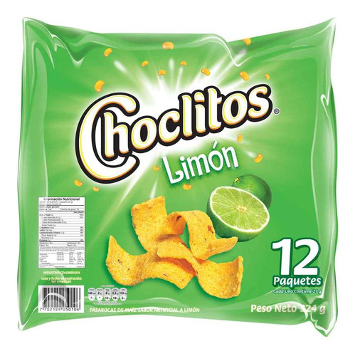 Choclitos Fritolay Limon 12und - g a $5