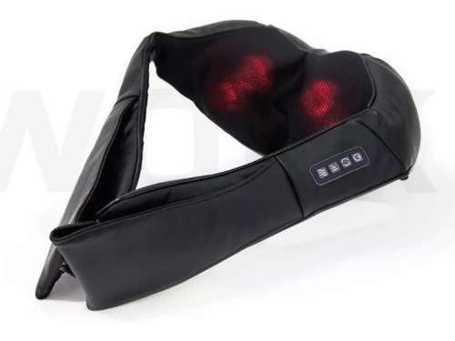 Masajeador Cervical Lumbar 16 Rodillos Con Calor Premium