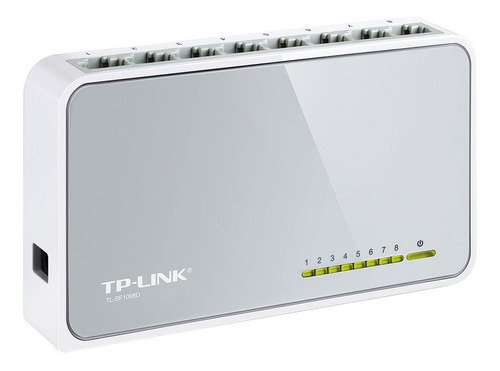 Switch Hub 8 Puertos Tp Link Tl Sf1008d Lan 10/100 Mbps Gtia