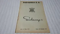 Comprar Clipping Publicidad   Antigua Sagazola Cueros