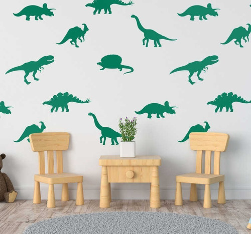Sticker Dinosaurios Decorativas Adhesivos Habitación