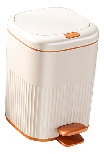 Cubo De Basura Con Pedal Para Cocina, Cesta De Papel, 10l