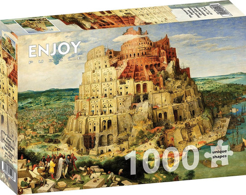 Pieter Brueghel La Torre De Babel  1000 Piezas Enjoy Puzzle