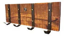 Comprar Perchero Madera Hierro Rustico 4 Perchas Vintage Industrial
