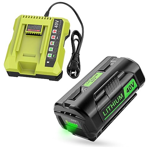 Batería De Litio De 40v 6500mah Y Kit De Cargador De  ...