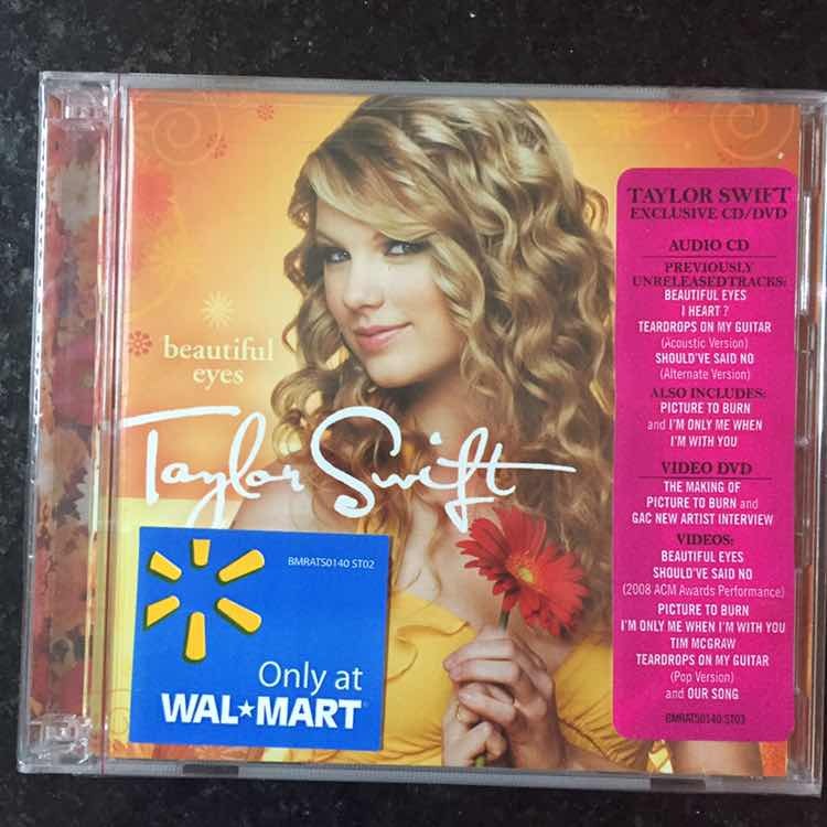 Cd Taylor Swift Beautiful Eyes Walmart Exclusivo Lacrado
