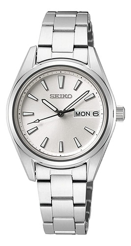 Seiko Neo Classic Quartz Silver Dial Ladies Watch Sur349p1
