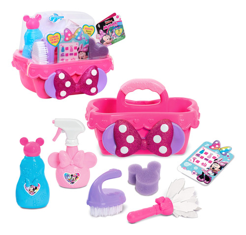 Just Play - Organizador De Minnie Mouse Sparkle N Clean De .