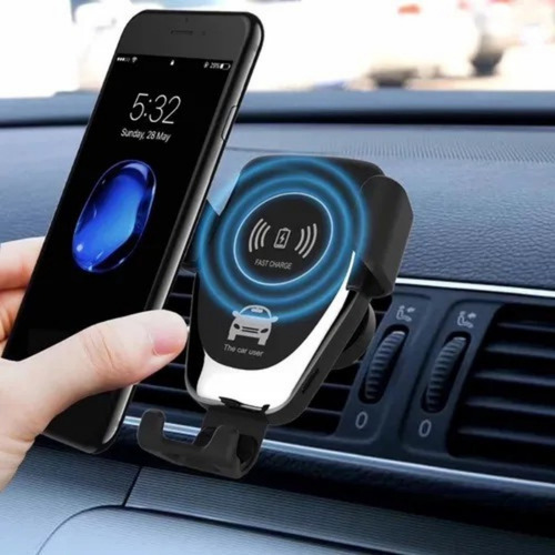 Imagem 2 de 4 de Suporte De Celular Automotivo Carregamento Sem Fio-garantia