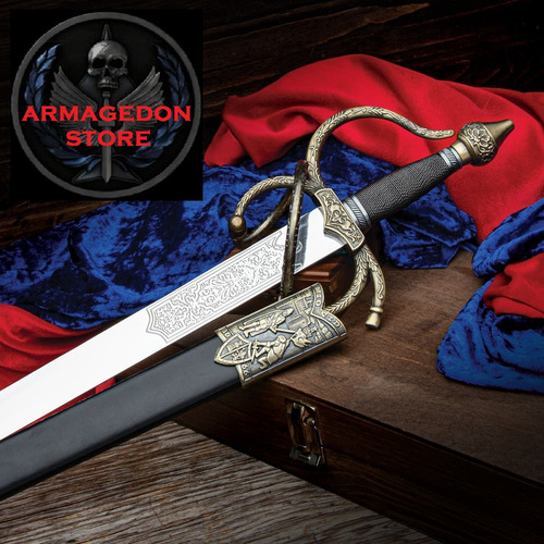 Espada Caballero Templario Mio Cid Medieval Masonica Mason (Usado)