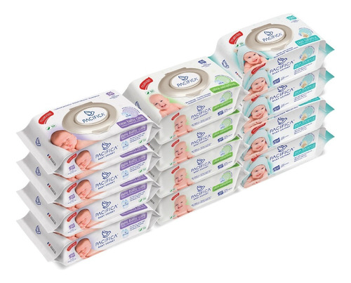 Kit Toallitas Humedas Para Bebe Pacifica 1000 Piezas