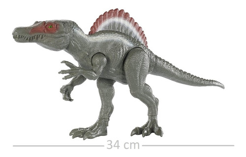 Dinossauro Spinosaurus - Jurassic World Dino Rivals - Mattel