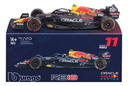 F1 Para Redbull Rb18 #11 Checo Pérez Coche Formula 1:43