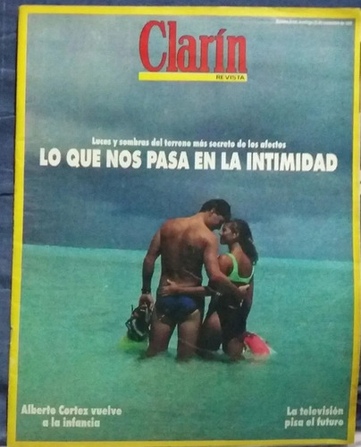 Revista Clarin 22 Nov 92 Alberto Cortez - Denis- Tres Cruces