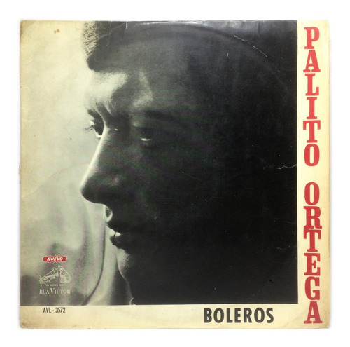 Vinilo Palito Ortega Boleros Lp Argentina 1965