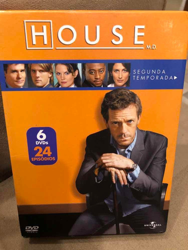 Box Dvd House Segunda Temporada Completa Hugh Laurie
