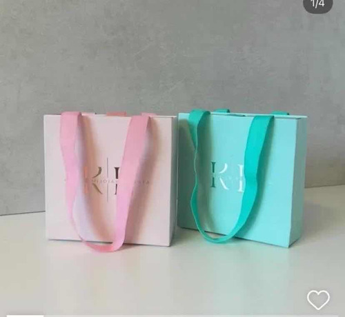 Sacola Para Joias + Caixa Com Berço Personalizado