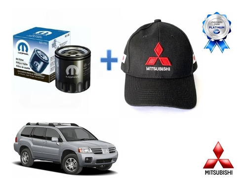 Filtro Aceite Mopar + Gorra Mitsubishi Endeavor 2004 A 2008