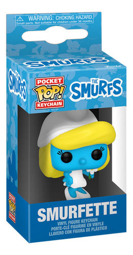 ¡Funko Pop! Llavero La Pitufina de Los Pitufos