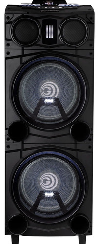 Torre De Som Gradiente Black Bass 12 Preta Gdb12m Bivolt Cor Preto Bivolt (127V/220V)