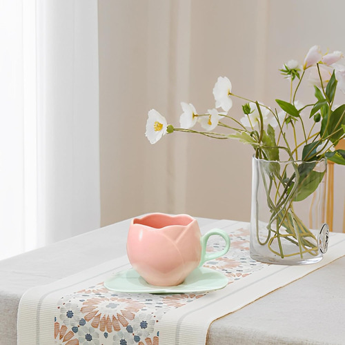Taza De Tulipan, Hermosa Taza En Forma De Tulipan, Taza De