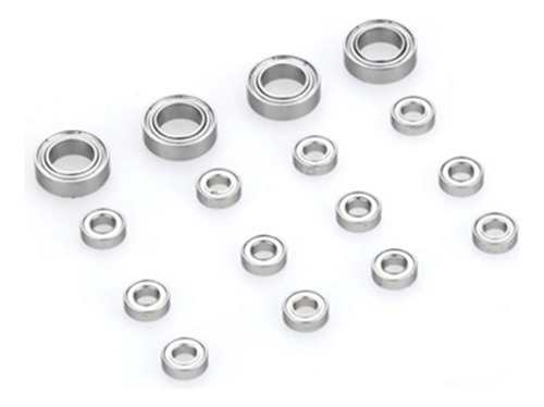 Rodamiento De Acero De 16 Piezas, 3 X 6 X 2 Mm, 6 X 10 X 3 M