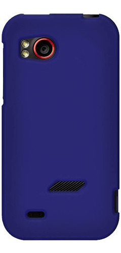Amzer - Carcasa De Silicona Para Htc Rezound, Color Azul