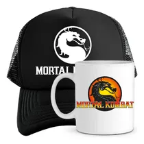 Comprar Gorra Y Taza 11oz Mortal Kombat Gamer