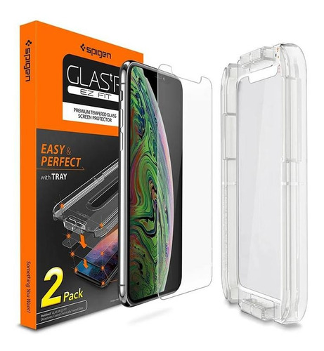 Película Spigen | Glas.tr Ez Fit Slim | iPhone 11 Pro Max