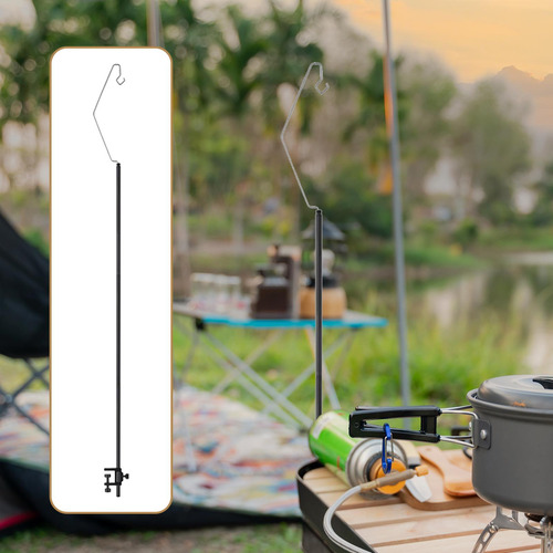 Suporte De Luz De Acampamento Universal Gancho Dobrável C