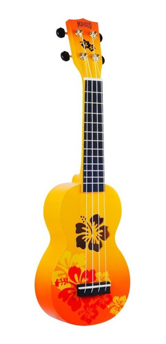 Imagen 7 de 10 de Ukelele Electroacustico Soprano Diseño Mandala Cuerdas Aquila Combo + Funda + Pua + Garantia Oficial Bamboo