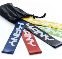 Comprar Set De 5 Bandas Elásticas Entrenamiento Resistencia + Bolso