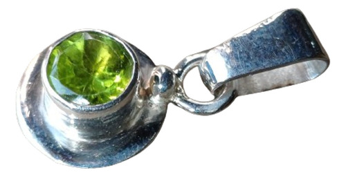 Peridoto Dije Plata 925 Unico