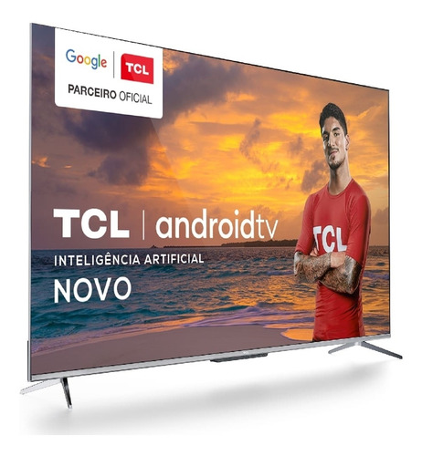 Imagem 3 de 8 de Smart Tv 4k 65 Tcl Led Ultra Hd 65p715 Android Hdr/hdmi/usb