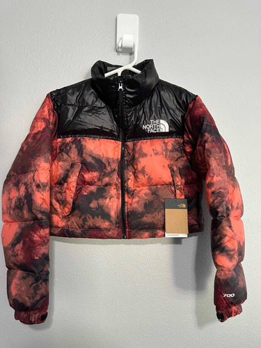 Imagen 5 de 9 de The North Face Retro Nuptse 700 Print Cropped